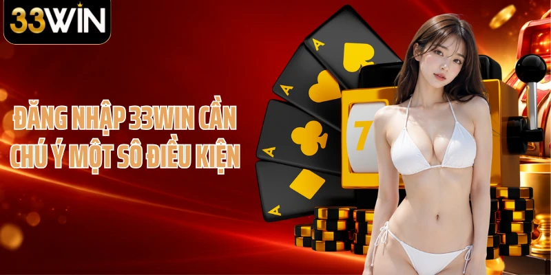 Đăng nhập 33WIN cần chú ý một sô điều kiện